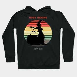 Sunset Witch / Busy Hexing My Ex Hoodie